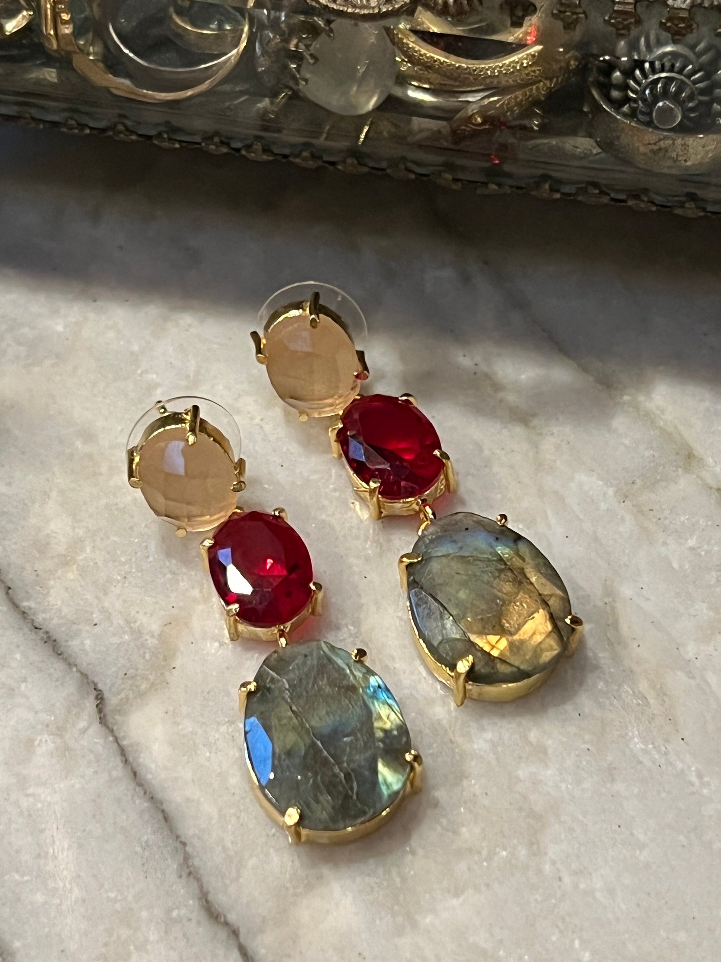 Labradorite Mystic Earring