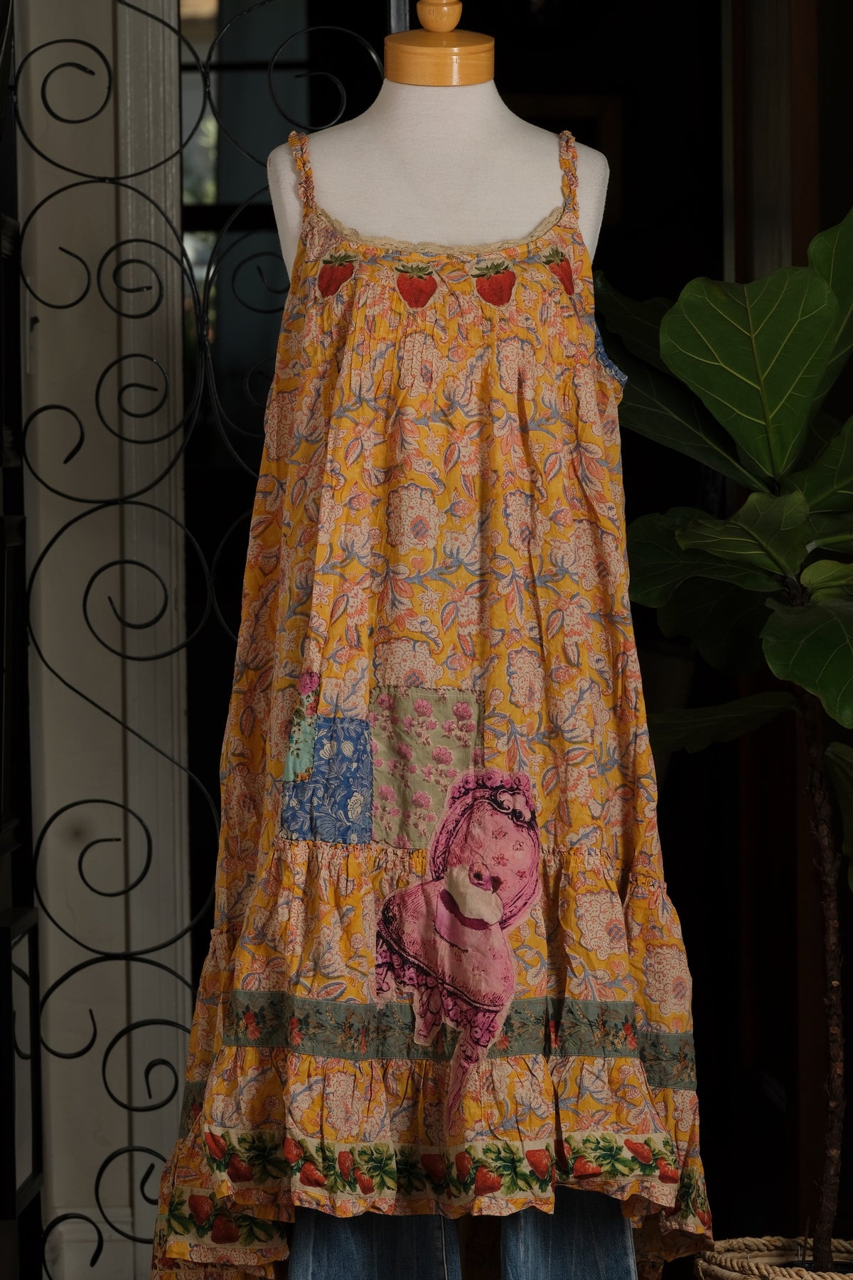 Strawberry Bloom Dress – Chateau Bel Age Boutique