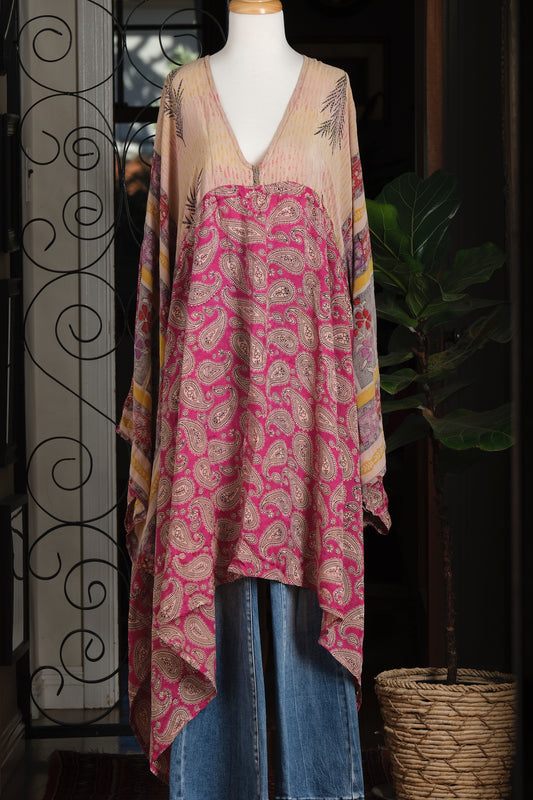 Eclipse Topper in Pink Paisley