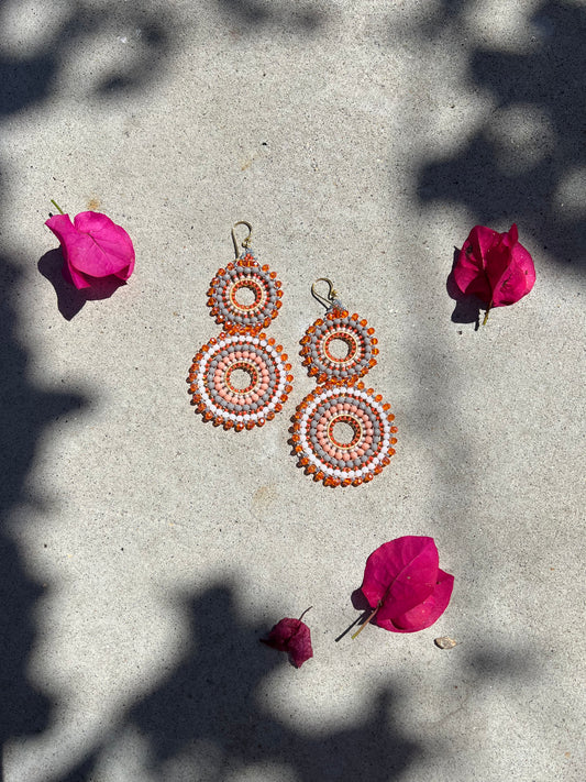 Supernova Earring in Sunset