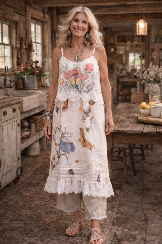 Eyelet Garden Dress