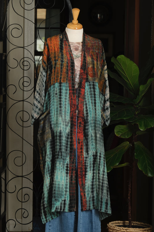 Smoke Duster in Turquoise Oasis