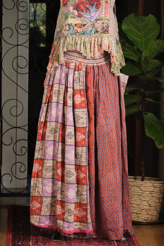 Maxi Skirt in Lavender Square