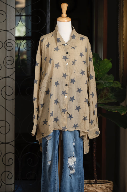 Star Kissed Work Shirt