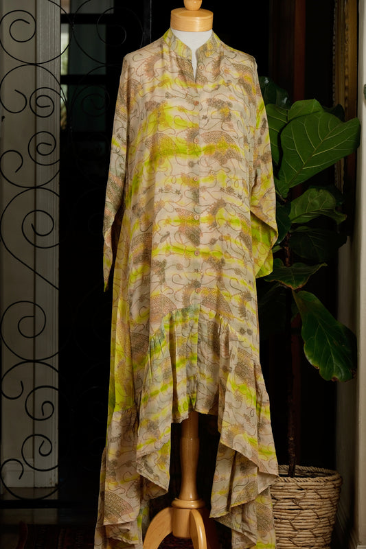 Lotus Duster Dress in Empress