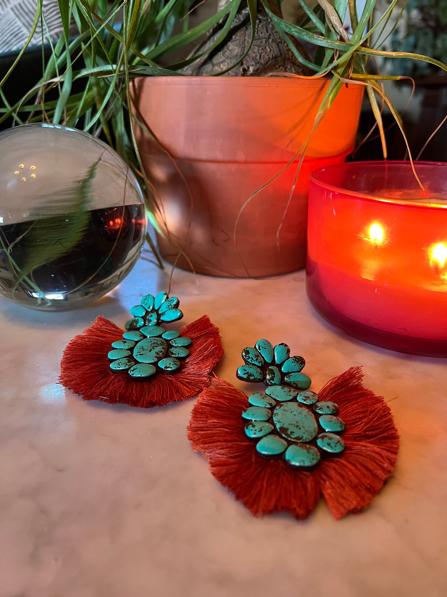 Fandango Rust Earrings