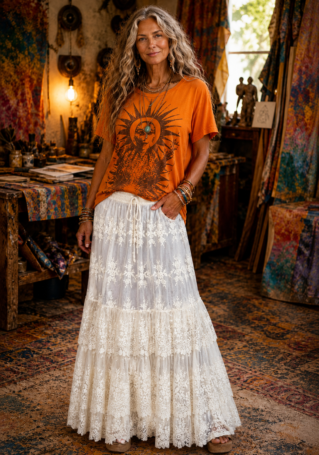Spirit Skirt in Sweet Creme