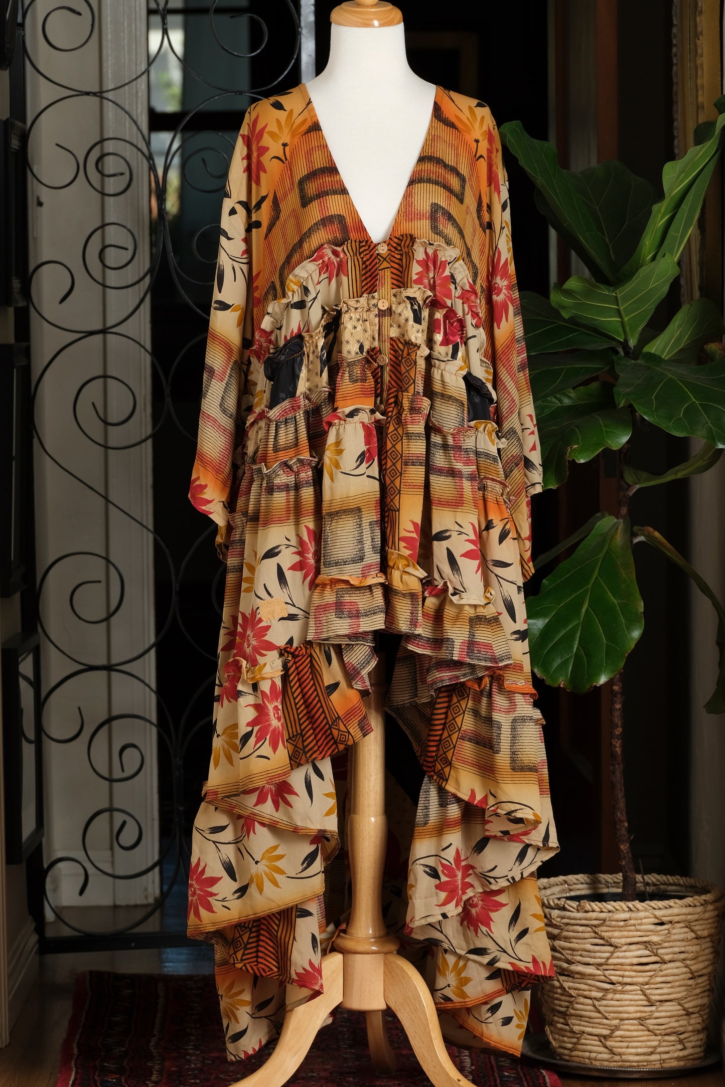 Rhiannon Dress in Spice Flower