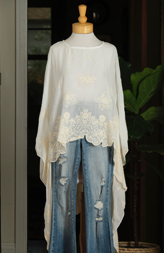 High Low Top in Spring Lace by Jennafer Grace