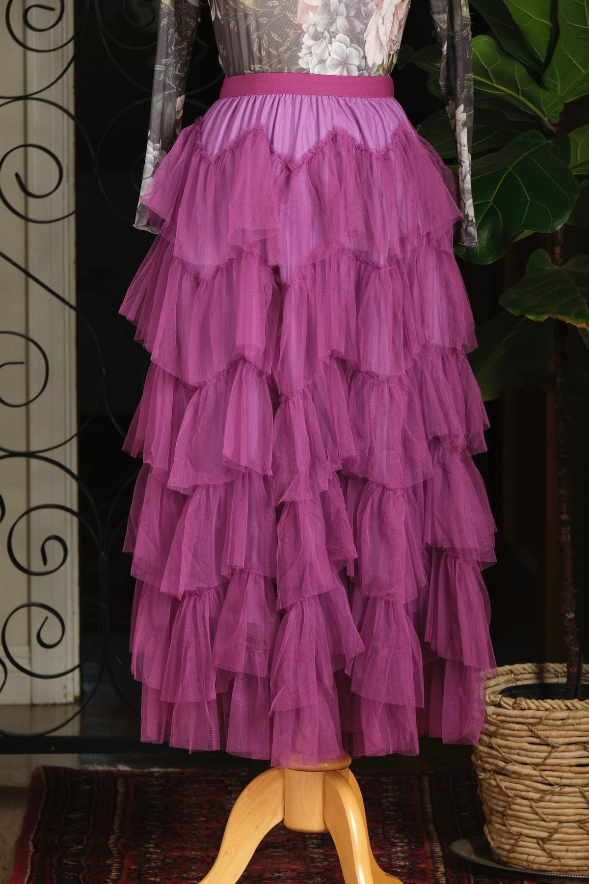 Tulle Skirt in Orchid
