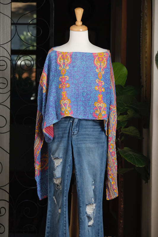 Crop Top in Vivid Daisies