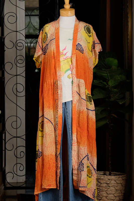 Summer Evermore Duster in Happy Flower