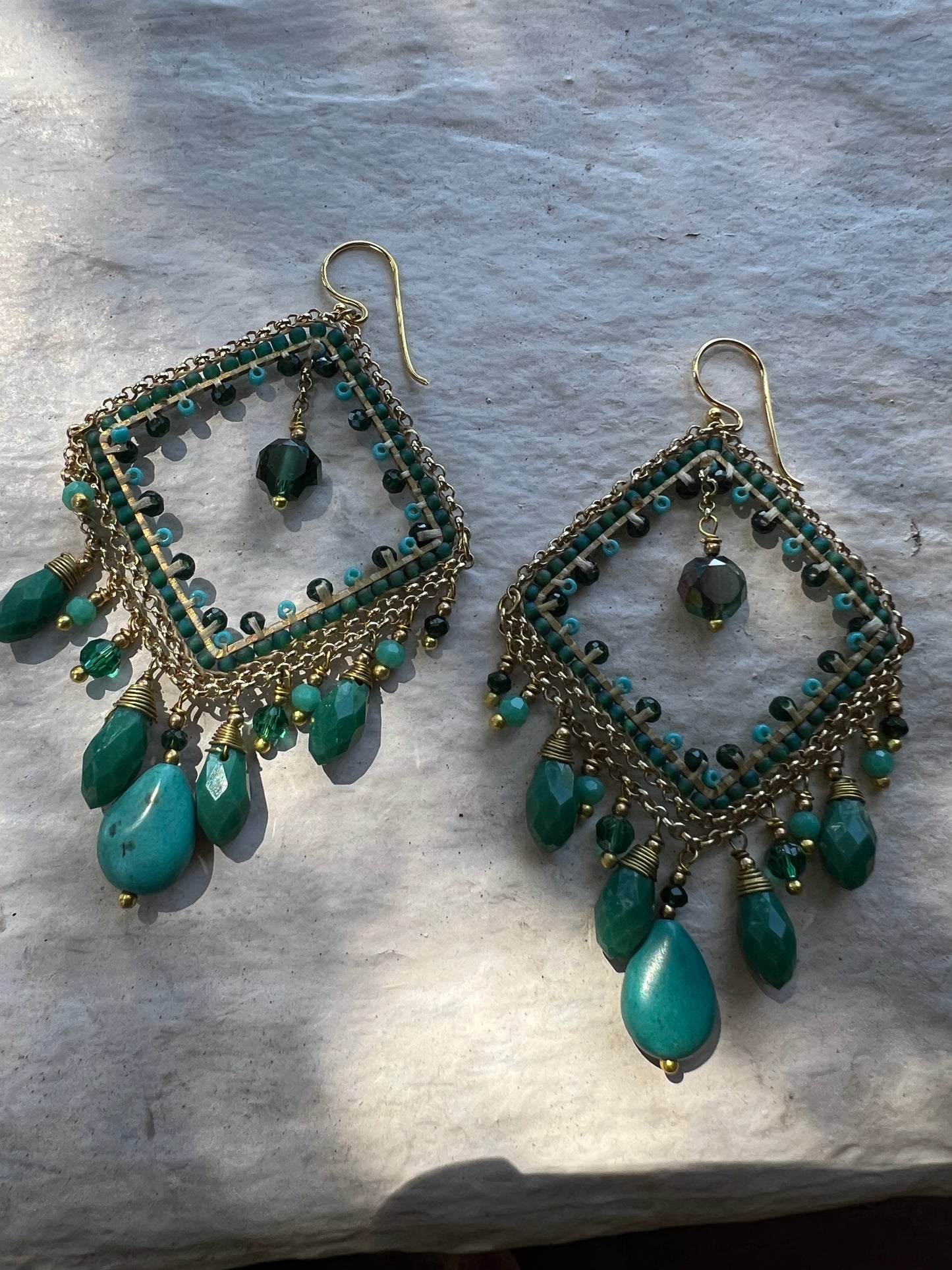 Gypsy Fair Earring in Green