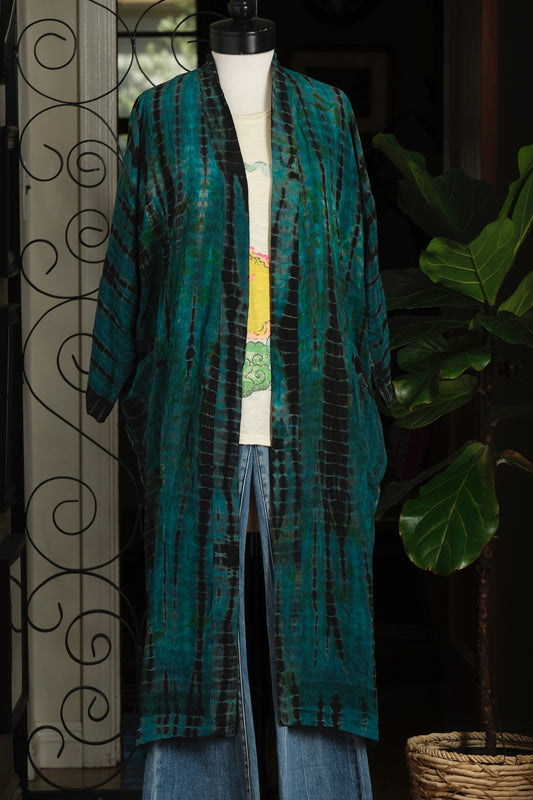 Smoke Duster in Teal Vibe
