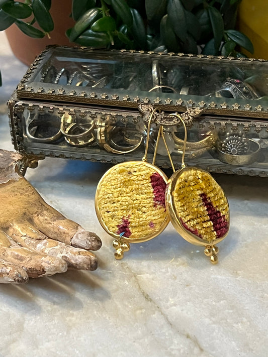 Caravan Earring in Golden Circle – Chateau Bel Age Boutique
