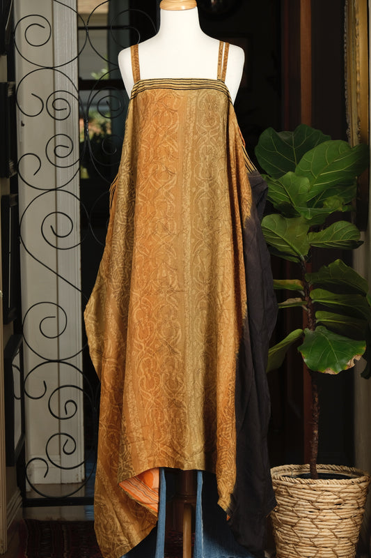 Shine Maxi Dress in Golden Ombré