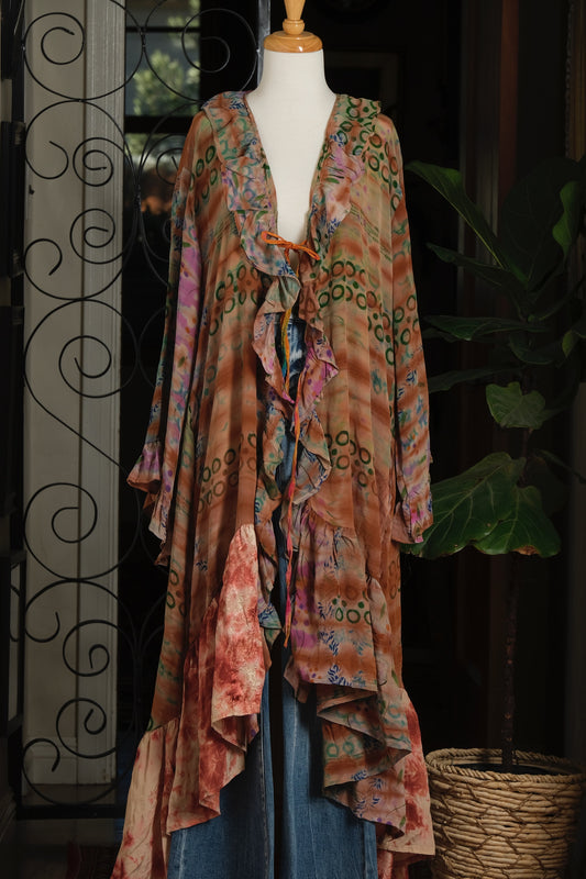 Ruffle Duster in Lucky Dot