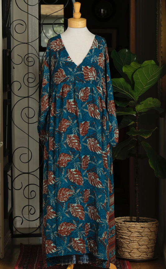 Easy Dress in Rusted Palm – Chateau Bel Age Boutique