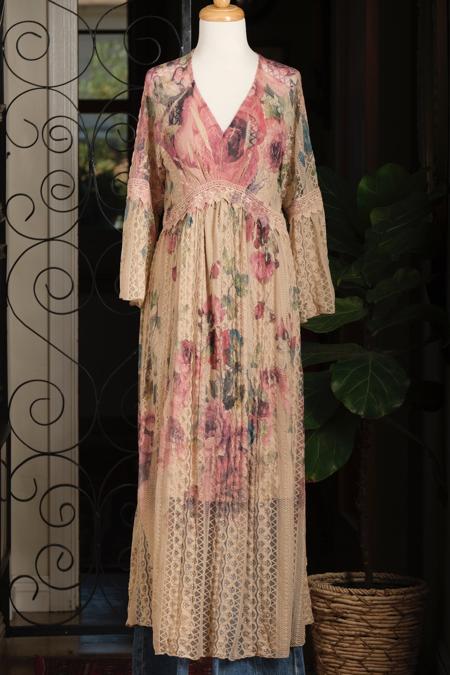 Rewa’s Roses Lace Dress