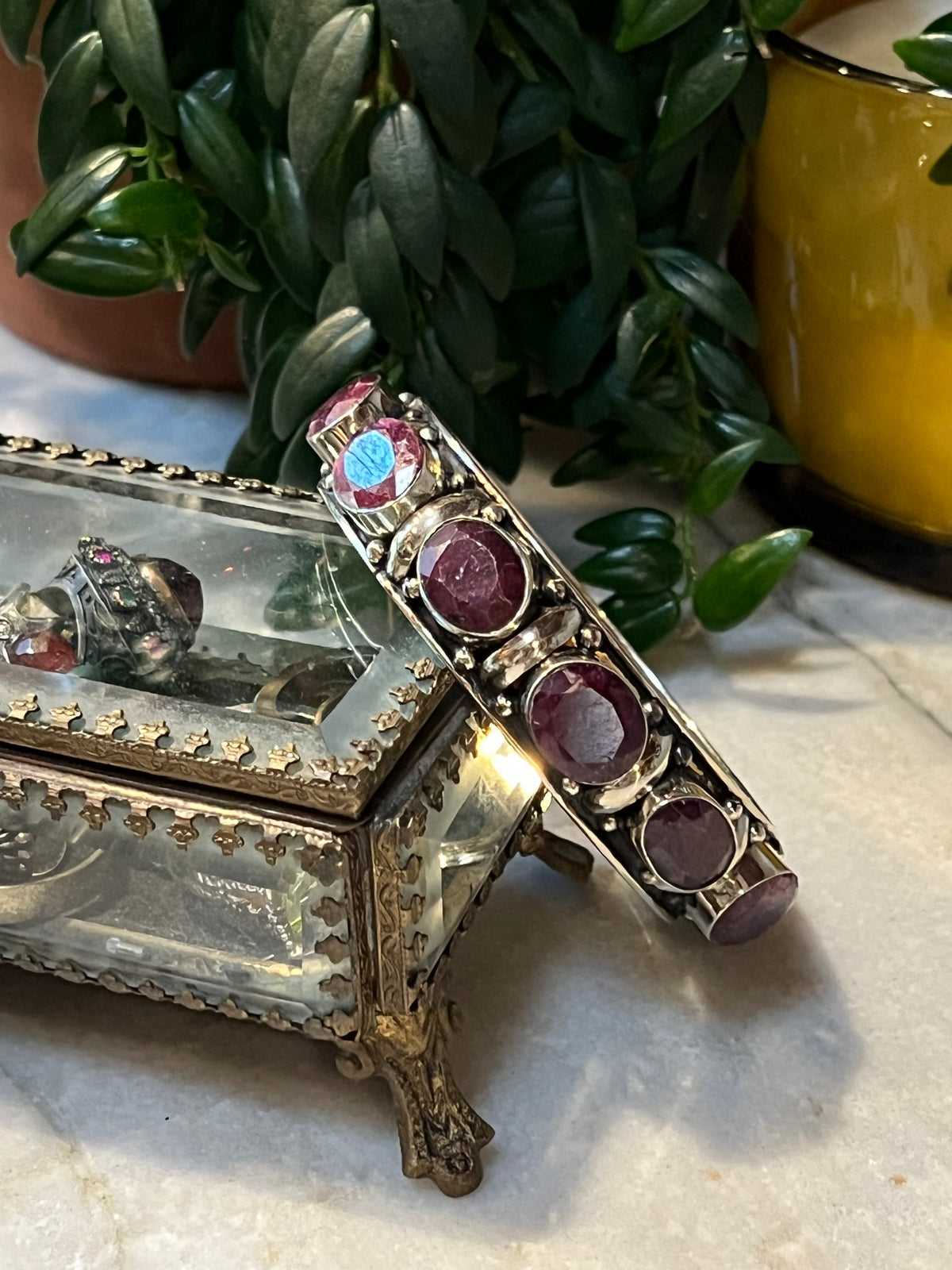 Ruby Bangle Large – Chateau Bel Age Boutique