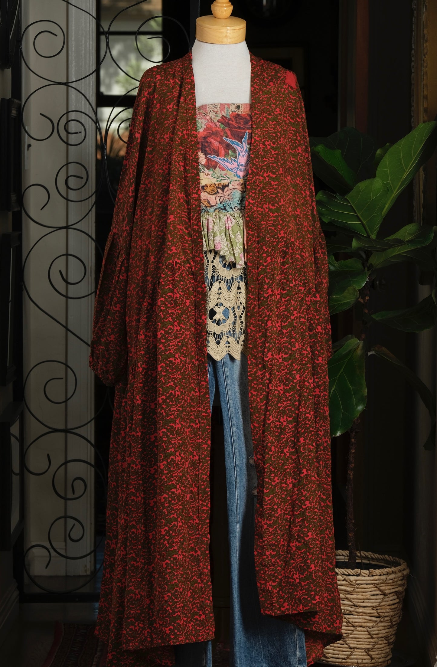 Evermore Duster in Season of Red