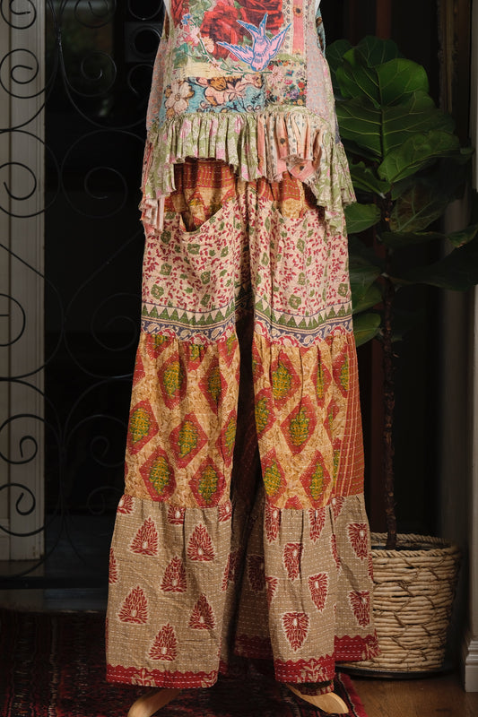 Pocket Pant in Red Diamond