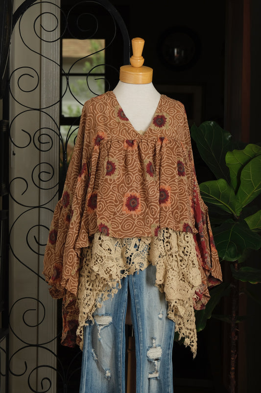 Gold Dust Crop Top in Sunflower
