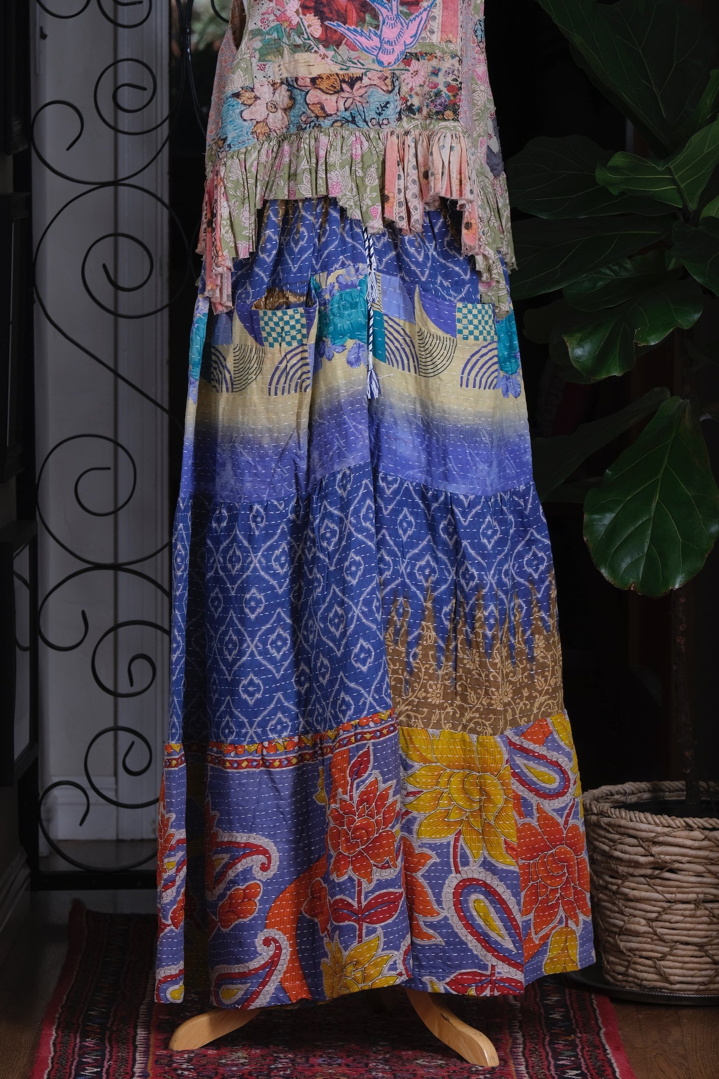 Pocket Pant in Fridas Roses