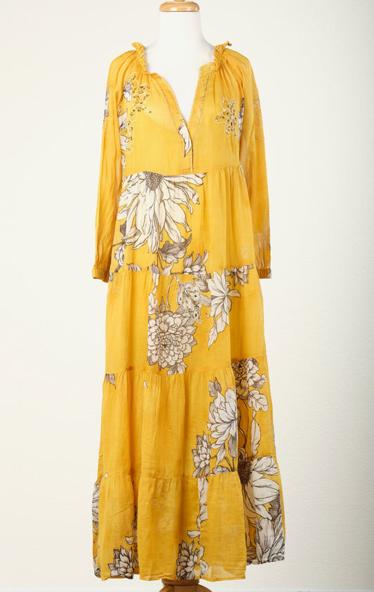 Meadow Maxi in Mustard