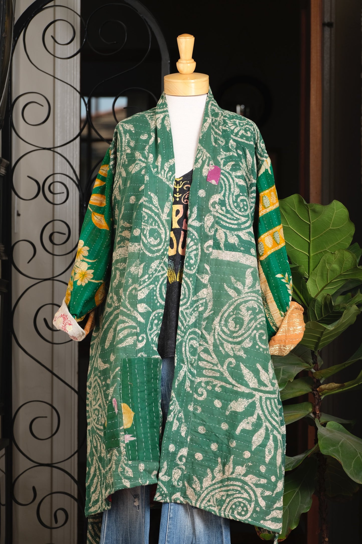 Kantha Trench in Lucky Green