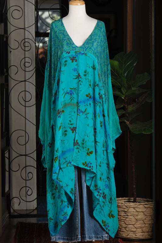 Eclipse Topper In Turquoise Leaf