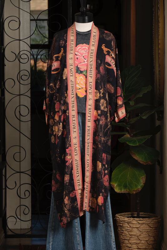 Heart of Gold Kimono