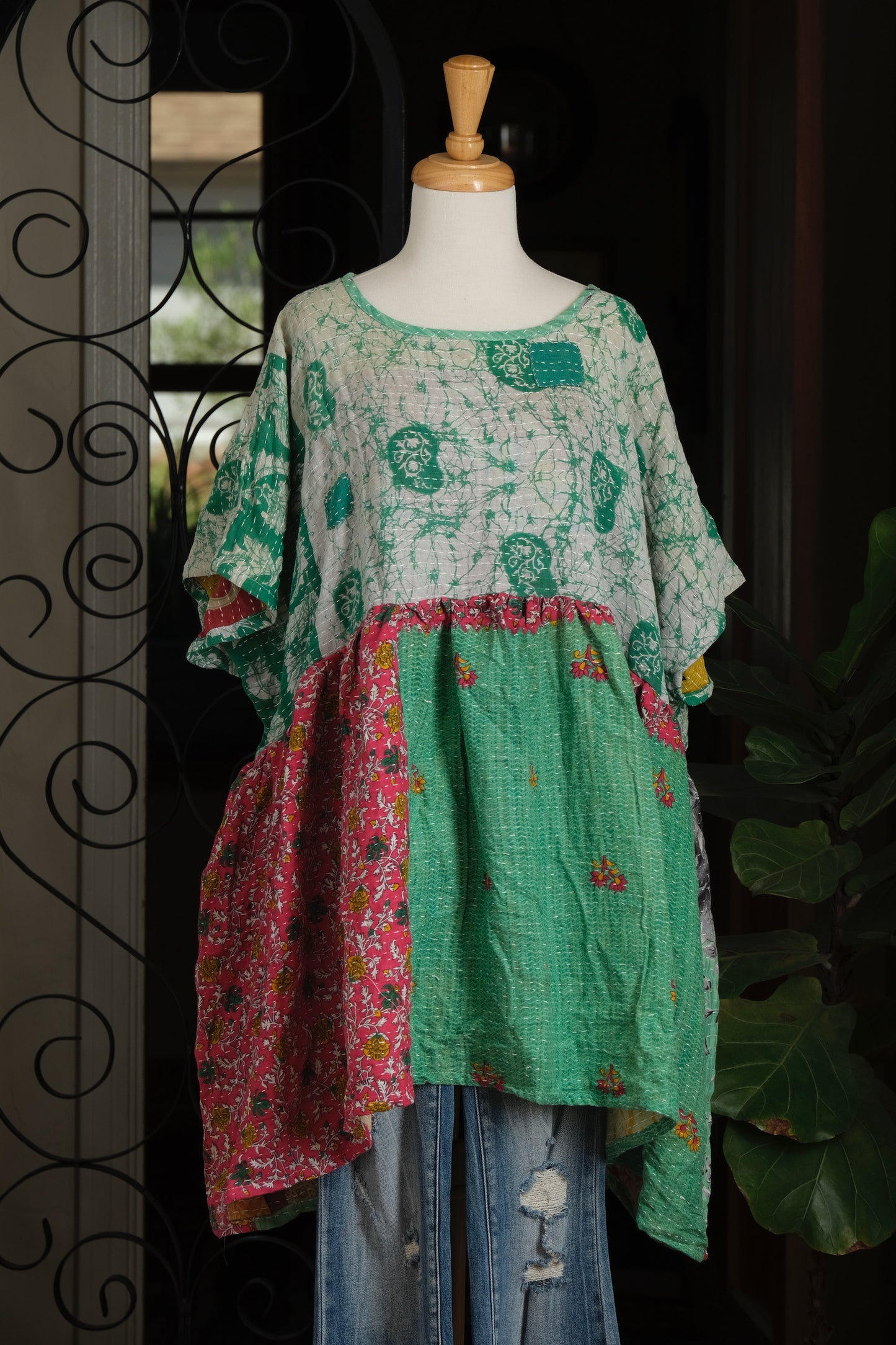 Daydreamer Mini in Green Batik