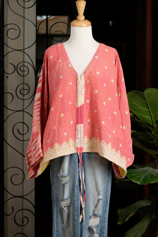 Butterfly Top in Ivory Diamond