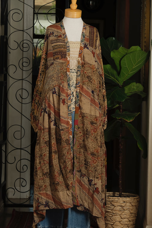 Evermore Duster in Rusted Vine
