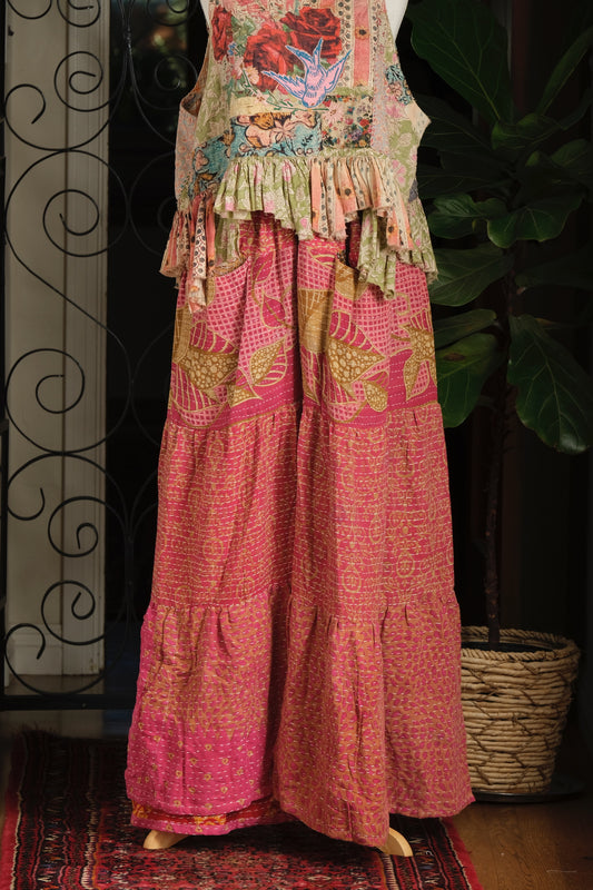 Pocket Pant in Carmel Leaf