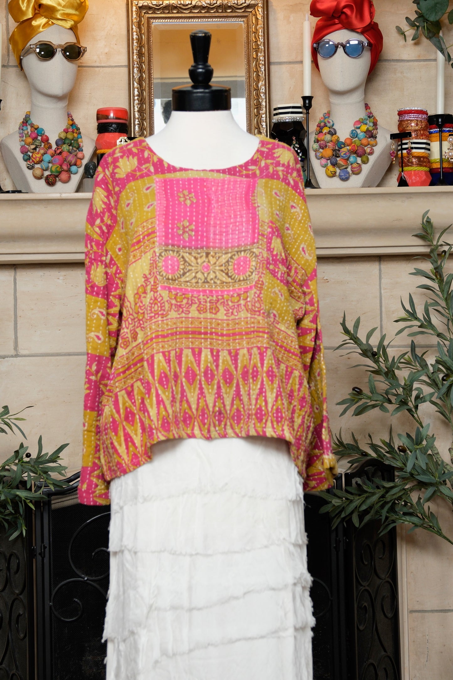 Wander Top in Golden Pink