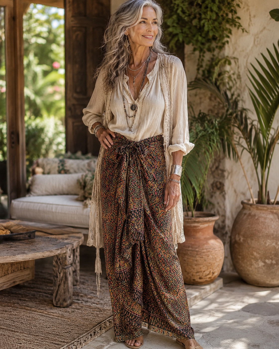 Sultan's Garden Sarong – Chateau Bel Age Boutique