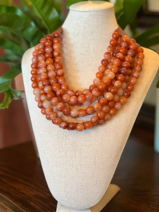 Vreeland Necklace in Rust