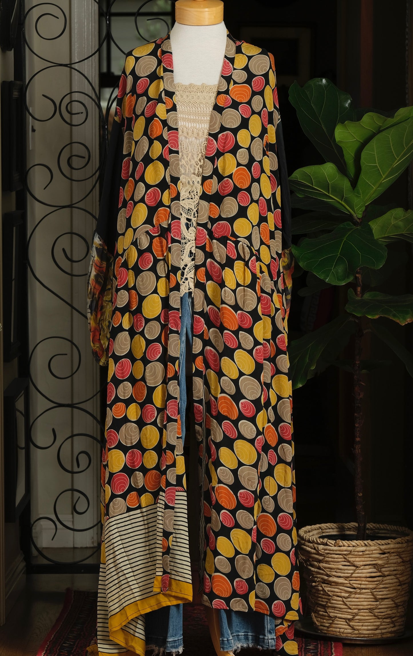 Evermore Duster in Deco Dot