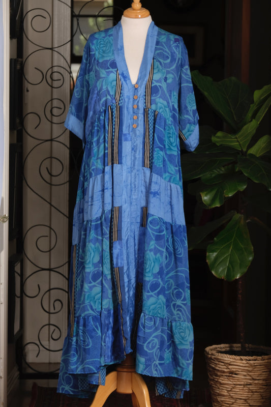 Easy Dress in Royal Rose