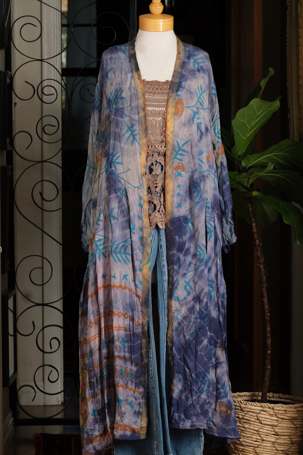 Evermore Duster in Iris Ombre