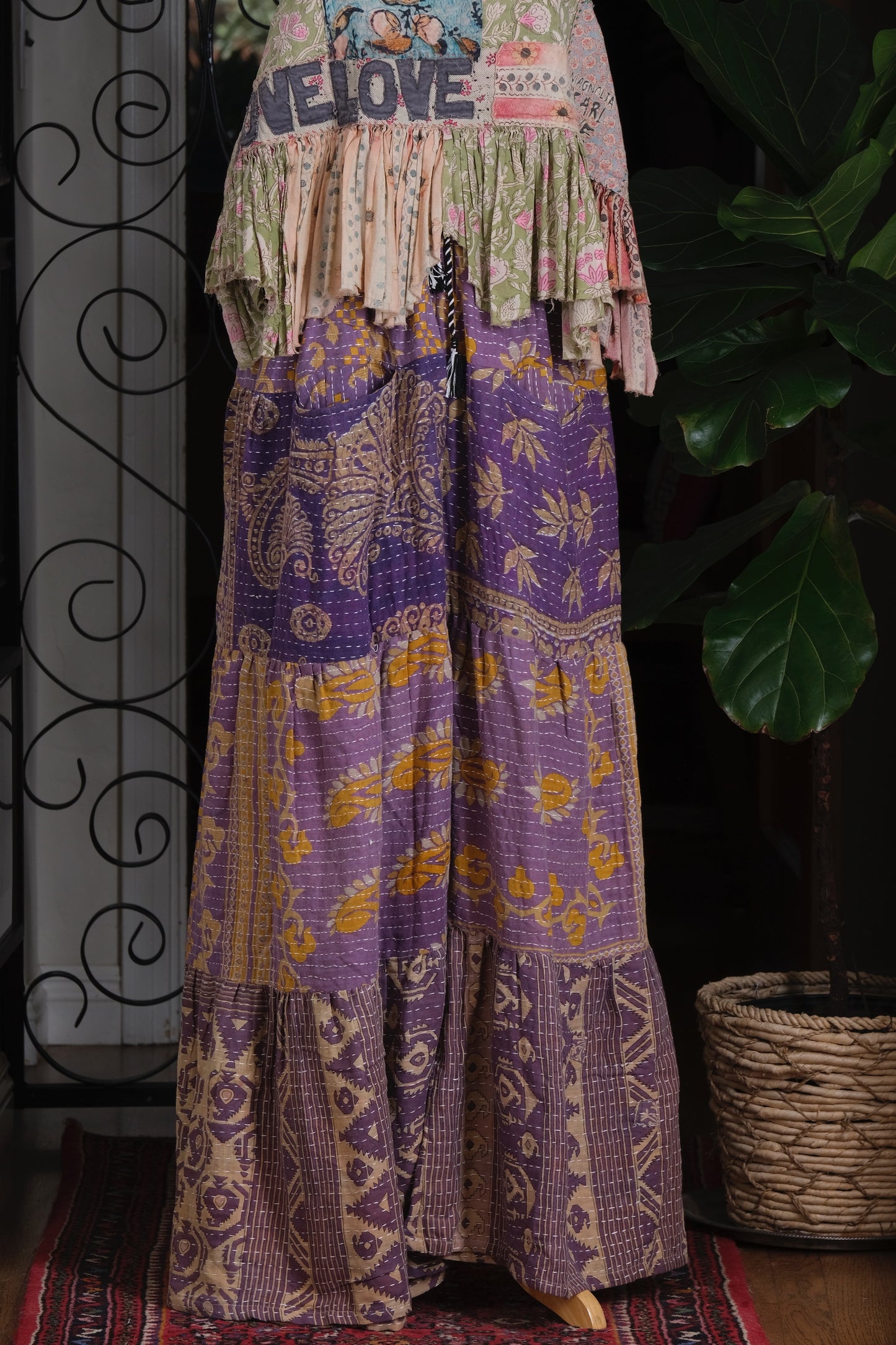 Pocket Pant in Golden Lavender