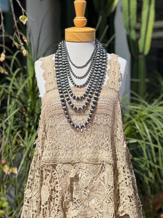 Couture Faux Navajo Pearls