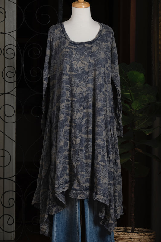 Ballet Dress in Denim Japanese