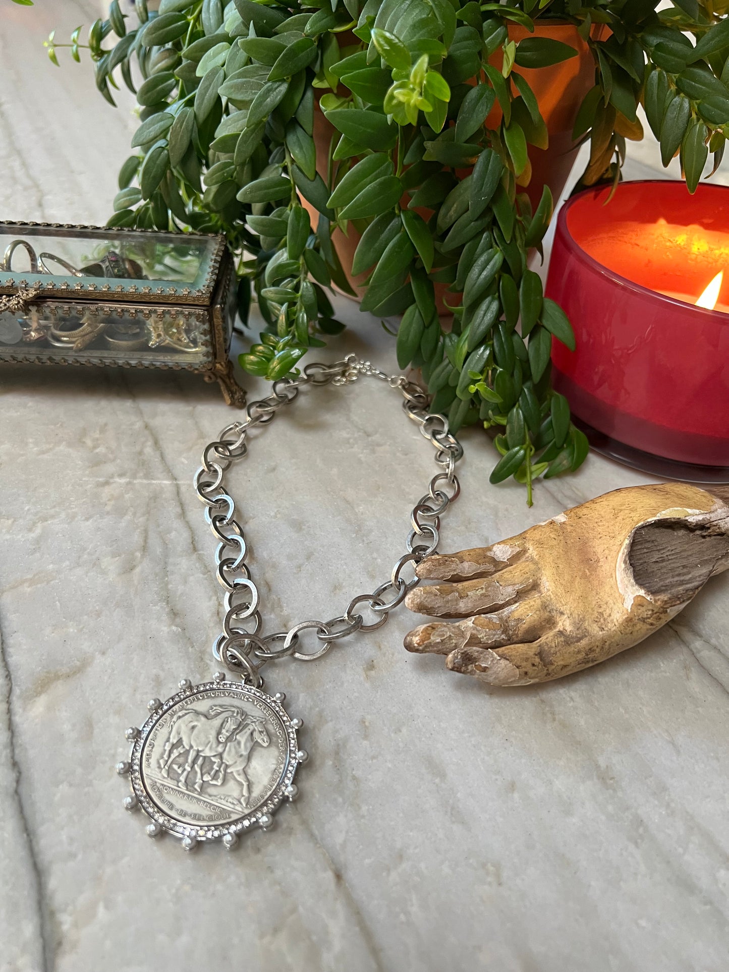 1906 Horse Coin Necklace