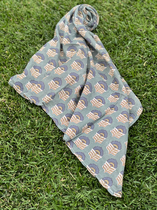 Bohemia Scarf in Smoked Lotus