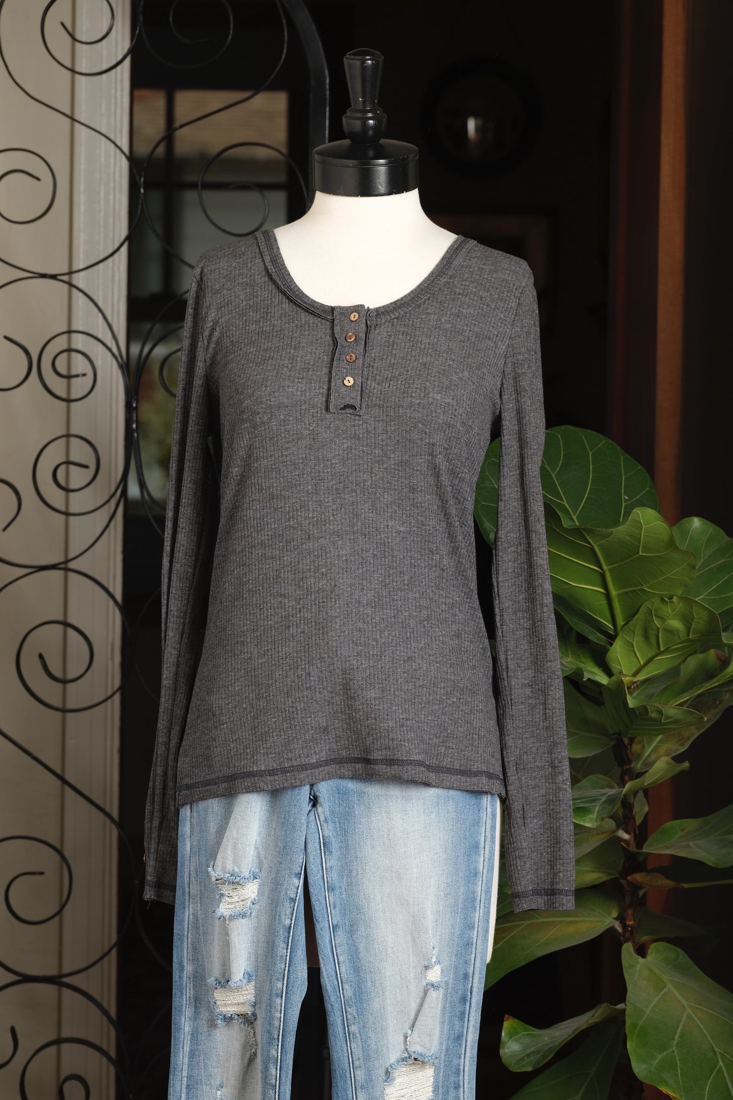 Layering T in Grey