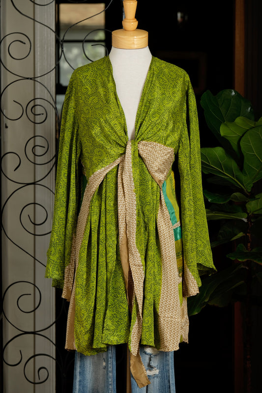Tie Duster in Green Fern