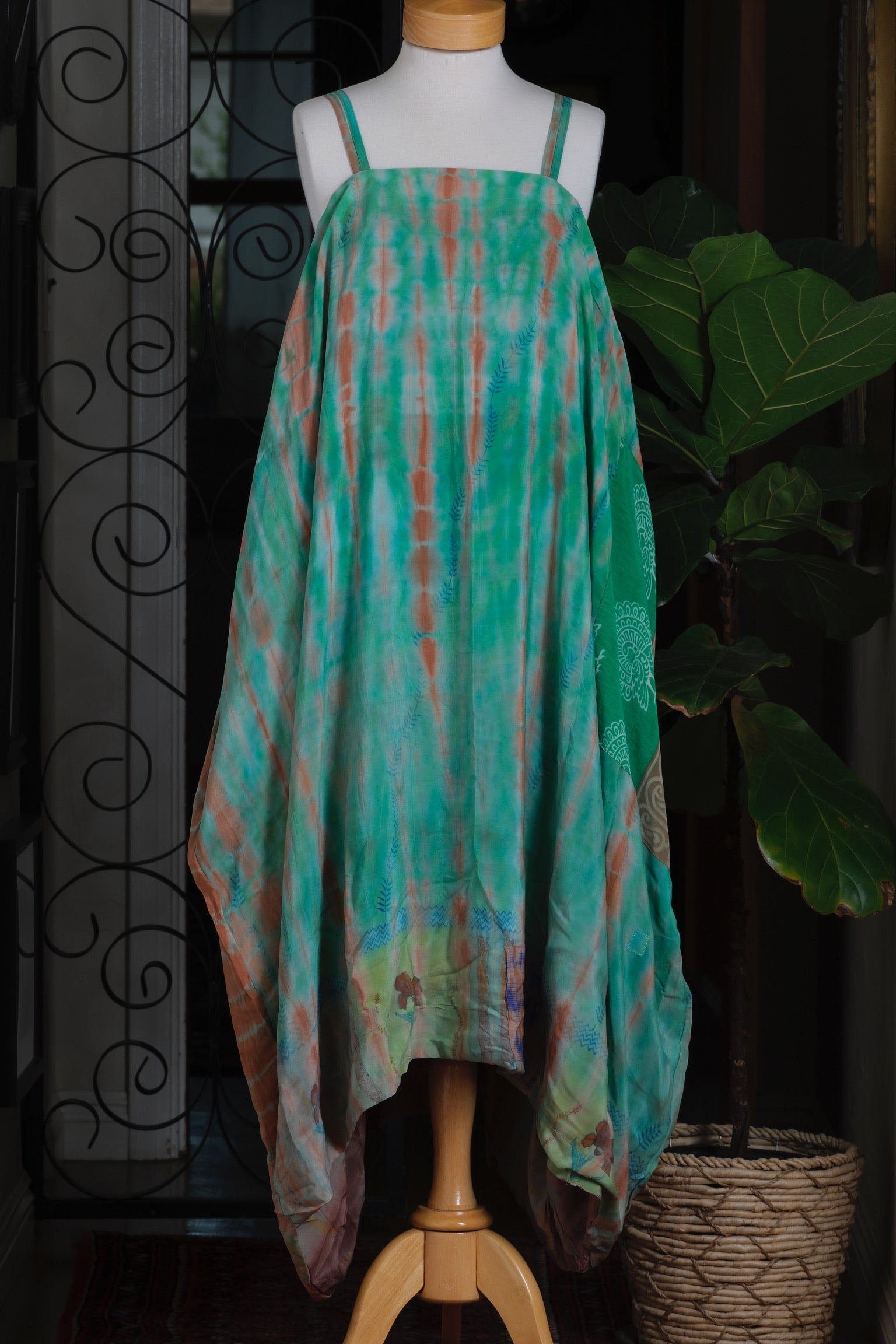 Shine Maxi Dress in Mint Terracotta – Chateau Bel Age Boutique